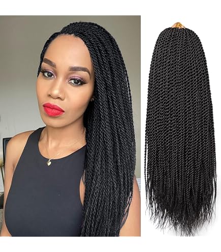 Amazon.com : Crochet Braids Senegalese Twist Crochet Hair 7 Packs